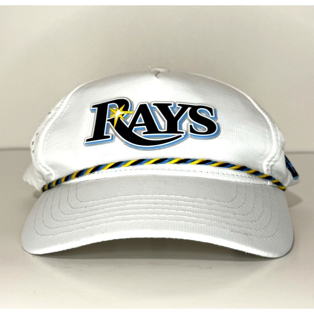 Tampa Bay Rays Snapback Hat White MLB Promo Drive Sober Get Pulled Over Cap